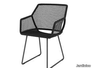 LEWIS - Polyethylene garden chair with armrests _ Jardinico