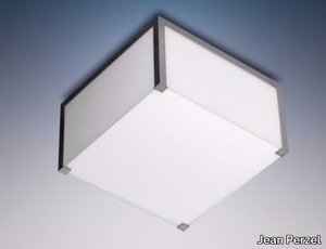 165 - Glass ceiling light _ Jean Perzel