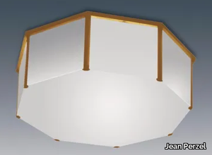 167 - Glass ceiling light _ Jean Perzel
