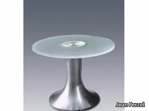 GUÉRIDON 3 - With light coffee table for living room _ Jean Perzel