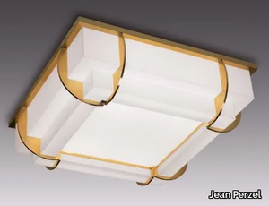373 - Glass ceiling light _ Jean Perzel