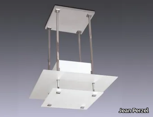 57 BIS - Glass pendant lamp _ Jean Perzel