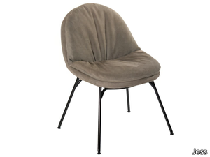 CURTIS - Upholstered leather chair _ Jess