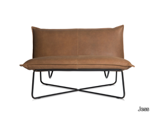 EARL - 2 seater leather sofa _ Jess