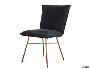 SANNE - Upholstered leather chair _ Jess