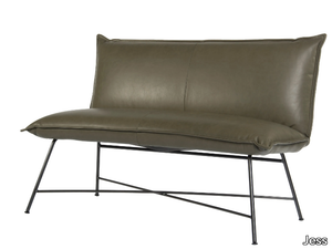 VIDAR - 2 seater leather sofa _ Jess