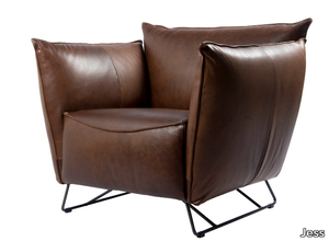 MY HOME XL - Sled base Dacron® armchair with armrests _ Jess