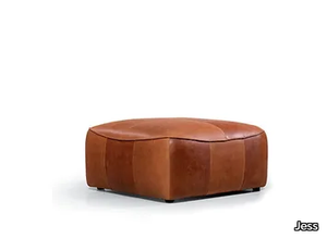 VASA - Upholstered leather pouf _ Jess