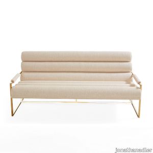 Channeled Goldfinger Apartment Sofa