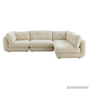 Pompidou Modular Four-Piece Sectional