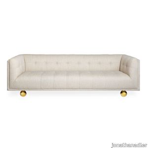 Claridge Sofa Belfast Stone Brogue Navy Varese Faded Blue