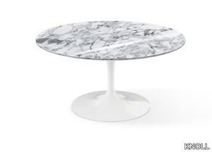 TULIP - Round marble coffee table _ KNOLL