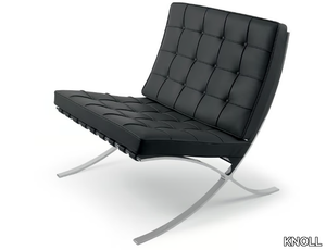 BARCELONA® - Leather armchair _ KNOLL