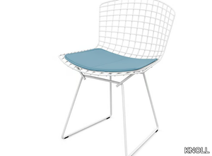 BERTOIA OUTDOOR - Sled base steel garden chair with integrated cushion _ KNOLL