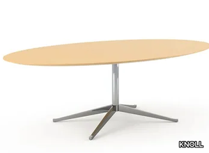 FLORENCE KNOLL TABLE DESK - Wood veneer writing desk _ KNOLL