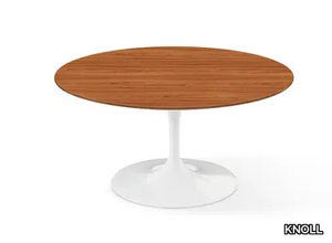 TULIP - Round wooden coffee table _ KNOLL