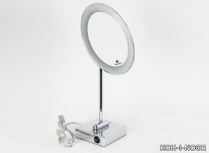 DISCOLO LED - Countertop round shaving mirror with integrated lighting _ KOH-I-NOOR