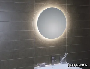 GEOMETRIE 4 - Wall-mounted bathroom mirror with integrated lighting _ KOH-I-NOOR