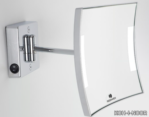 QUADROLO LED - Wall-mounted shaving mirror with integrated lighting _ KOH-I-NOOR