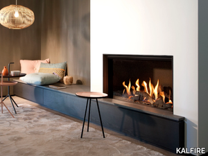 G80/48F - Wall-mounted built-in gas fireplace _ KALFIRE