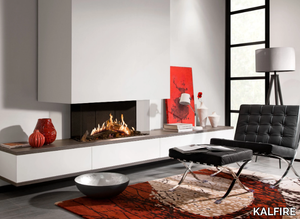 GP115/55S - Wall-mounted 3-sided gas fireplace _ KALFIRE