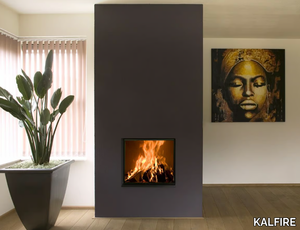 W60/51F - Wall-mounted built-in wood-burning fireplace _ KALFIRE