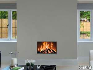 W85/40F - Wall-mounted built-in wood-burning fireplace _ KALFIRE