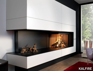 W90/47C - Corner wood-burning fireplace _ KALFIRE