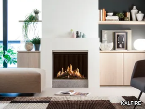 GP75/59F - Wall-mounted built-in gas fireplace _ KALFIRE