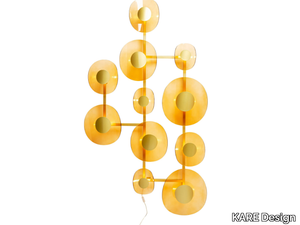MARIPOSA - LED glass and steel wall lamp _ KARE Design