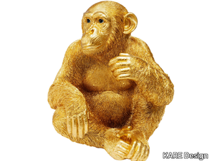 BABY APE GOLD - Polyresin sculpture _ KARE Design