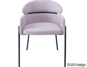 ALEXIA - Polyester chair with armrests _ KARE Design