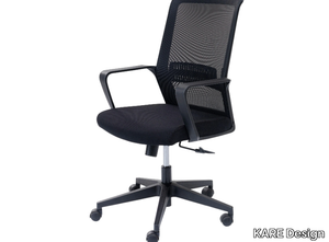 MAX - Swivel height-adjustable Nylon® office chair _ KARE Design