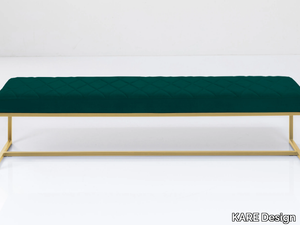 SMART VELVET - Polyester and powder coated steel bench _ KARE Design