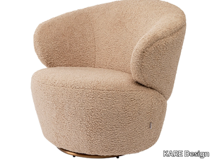 CARELLA - Polyester easy chair with armrests _ KARE Design