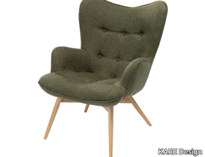 VICKY DOLCE - Polyester easy chair with armrests _ KARE Design