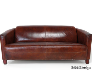 CIGAR LOUNGE - 2 seater leather sofa _ KARE Design