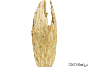 FEATHERS GOLD 91CM - Resin vase _ KARE Design