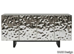 CALDERA - Wooden and metal sideboard with doors _ KARE Design