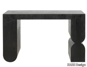 CURVE - Rectangular wooden console table _ KARE Design