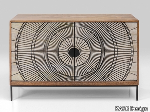 EYE OF THE TIGER - Solid wood sideboard with doors _ KARE Design