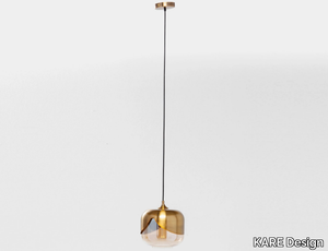 GOLDEN GOBLET - LED glass and steel pendant lamp _ KARE Design