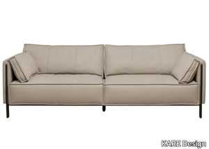 VICTOR - 3 seater leather sofa _ KARE Design