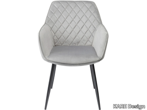 KAYLA - Polyester chair with armrests _ KARE Design