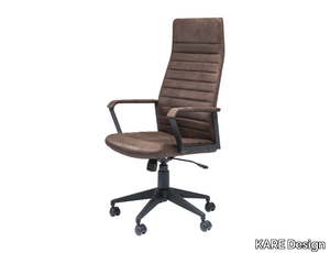 LABORA HIGH - Polyester office chair with armrests _ KARE Design