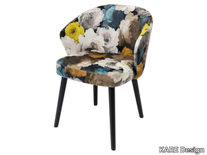PEONY - Fabric chair with armrests _ KARE Design