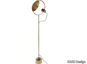 REFLECTOR BRASS - Powder coated steel floor lamp _ KARE Design