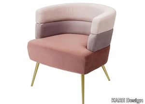 SANDWICH - Fabric easy chair with armrests _ KARE Design