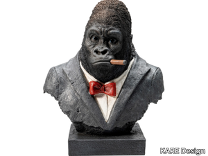 SMOKING GORILLA - Polyresin sculpture _ KARE Design