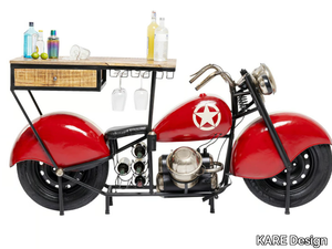 BAR MOTORBIKE RED - Steel bar cabinet with tray _ KARE Design